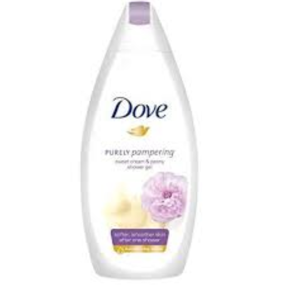 DOVE SHOWER GEL PURELY PAMPERING SWEET CREAM 500ML